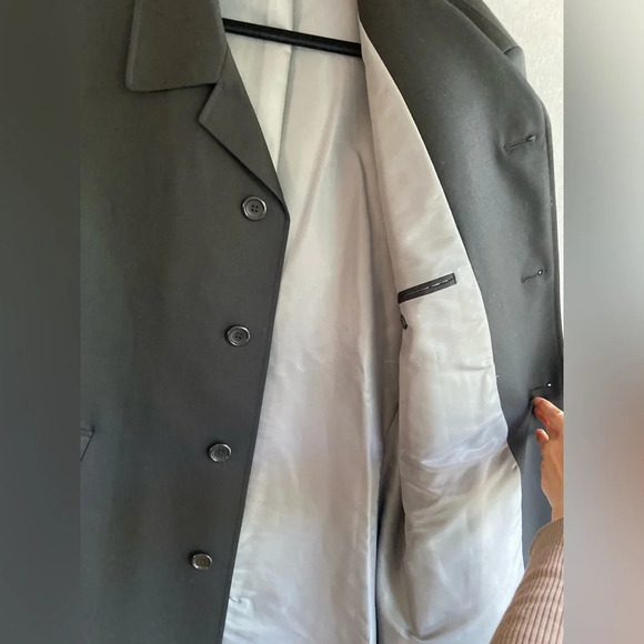 VF Imagewear Long Trench Coat Sz 44R - Picture 5 of 12